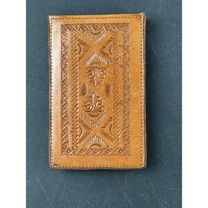 Vintage Handcrafted Brazilian Leather Case Embossed